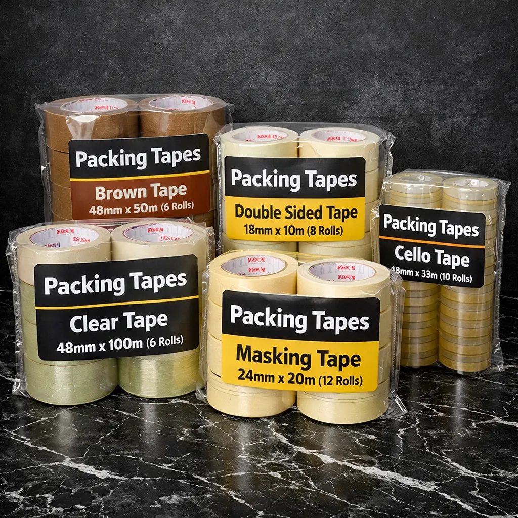 Packing, Masking, Cello, Double Sided Tapes Product Image