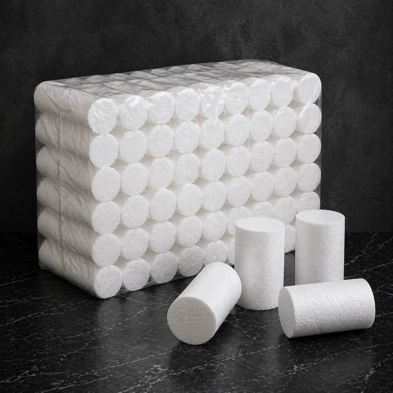 Thermocol Cylinder Blocks Product Image 1